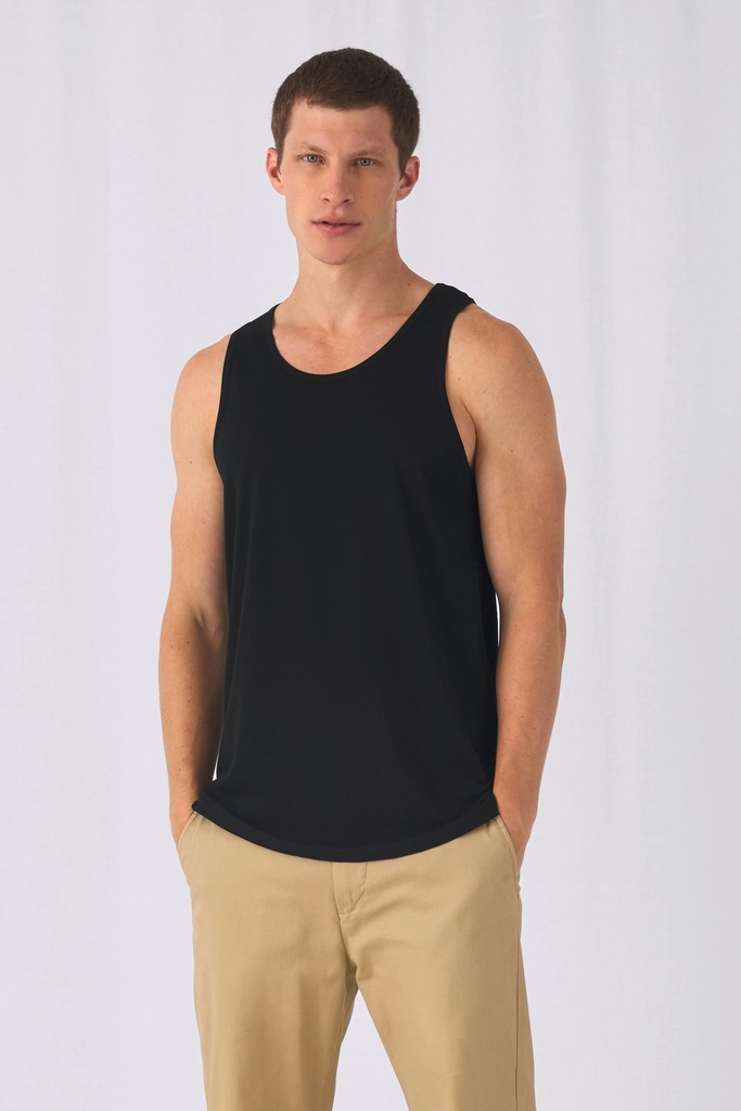 [CGTM072-Black-S] Débardeur bio Inspire homme (CGTM072) (Black, S)