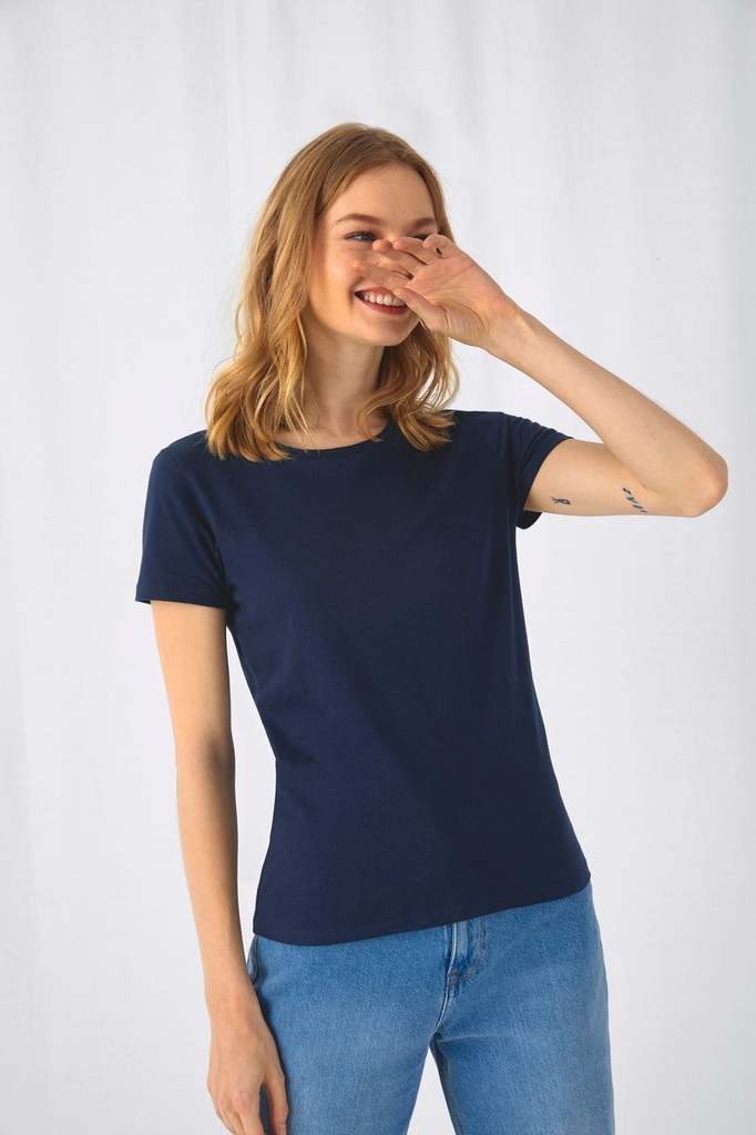 [CGTW02T-Orange-S] T-shirt femme #E150 (CGTW02T) (Orange, S)