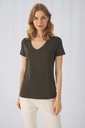 T-shirt Organic Inspire col V Femme (CGTW045)