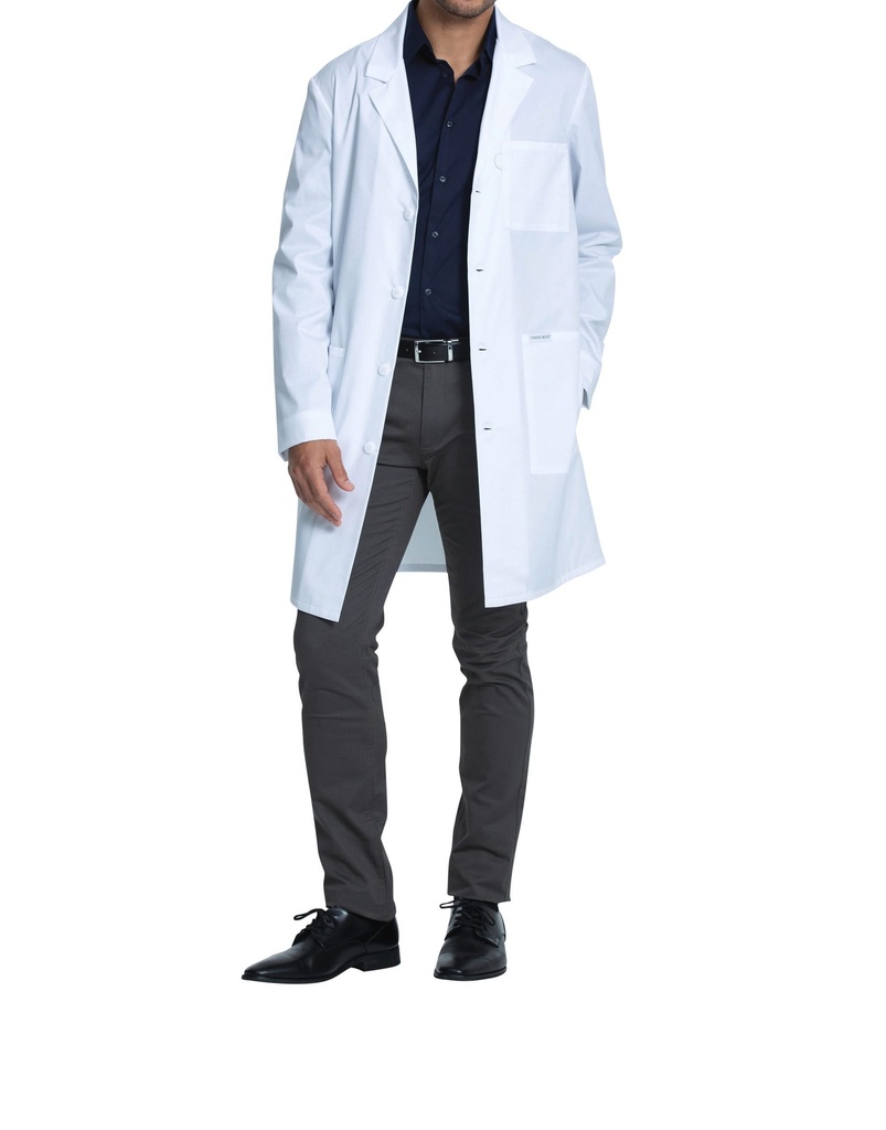 [CHCKE460-White-S] Blouse de laboratoire 96.5cm unisexe (CHCKE460) (S)