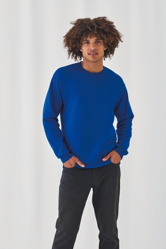 [CGWUI23-Black-S] Sweatshirt col rond ID.202 (CGWUI23) (Black, S)