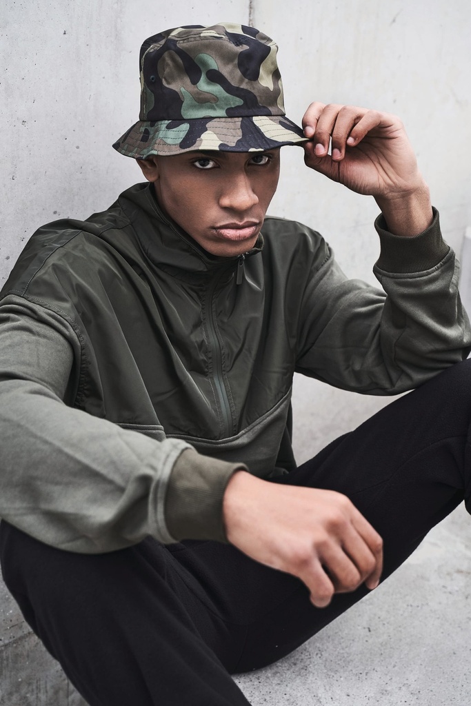 [FL5003CB-Green camouflage-One size] Bob Camo (FL5003CB)