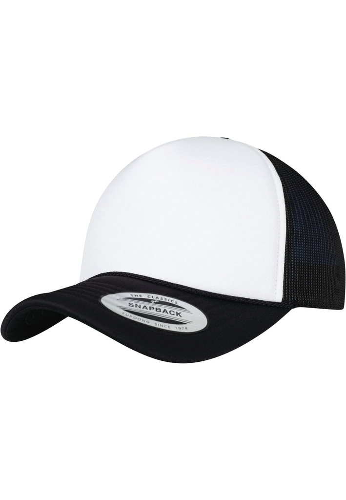 [FL6005FC-Black-One size] Casquette foam trucker (FL6005FC) (Black)