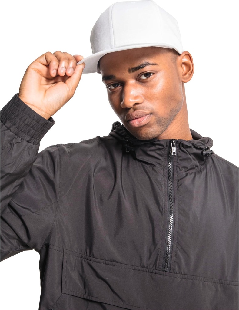 [FL6089OC-Black-One size] Casquette snapback en coton organique (FL6089OC) (Black)