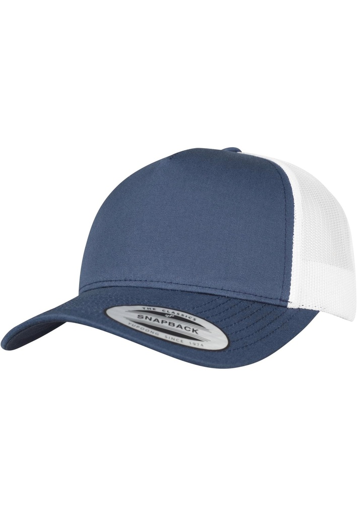 Casquette trucker retro bicolore (FL6506T)