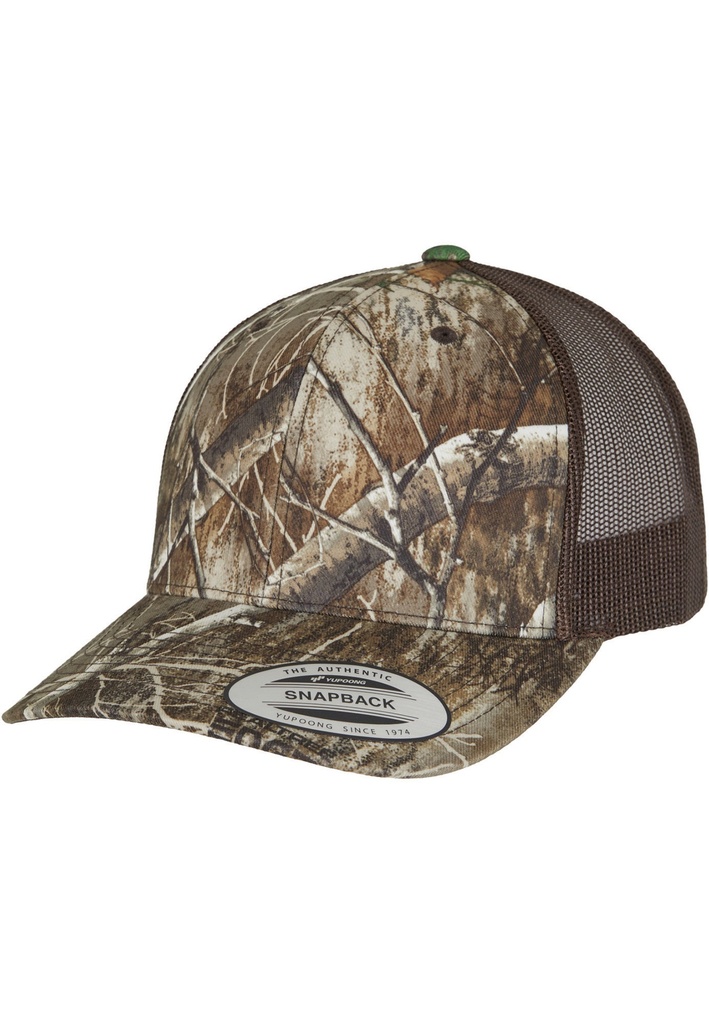 Casquette Retro Trucker camouflage arbre (FL6606RC)