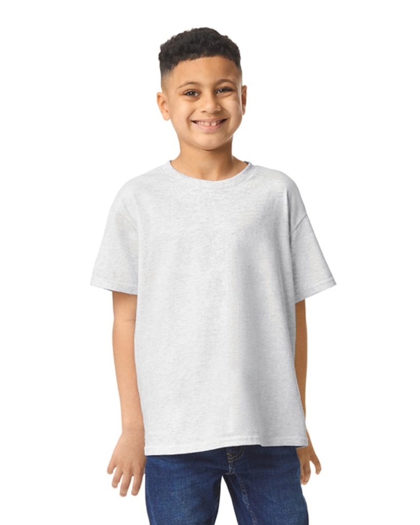 [GI5000B-Orange-S] T-shirt enfant Heavy (GI5000B) (Orange, S)