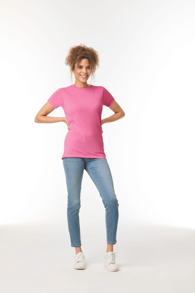 T-shirt femme col rond Softstyle (GI6400L)