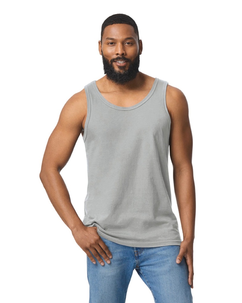 [GI64200-Black-S] Débardeur homme Softstyle (GI64200) (Black, S)