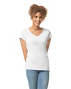 T-shirt femme col v Softstyle (GI64V00L)