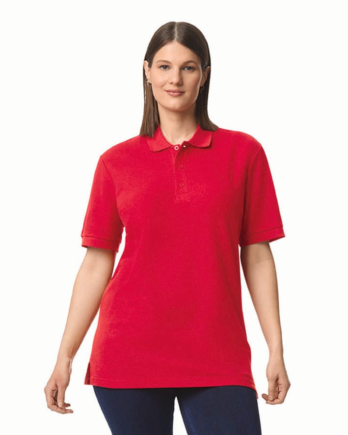 [GI85800-Black-S] Polo piqué Hammer (GI85800) (Black, S)