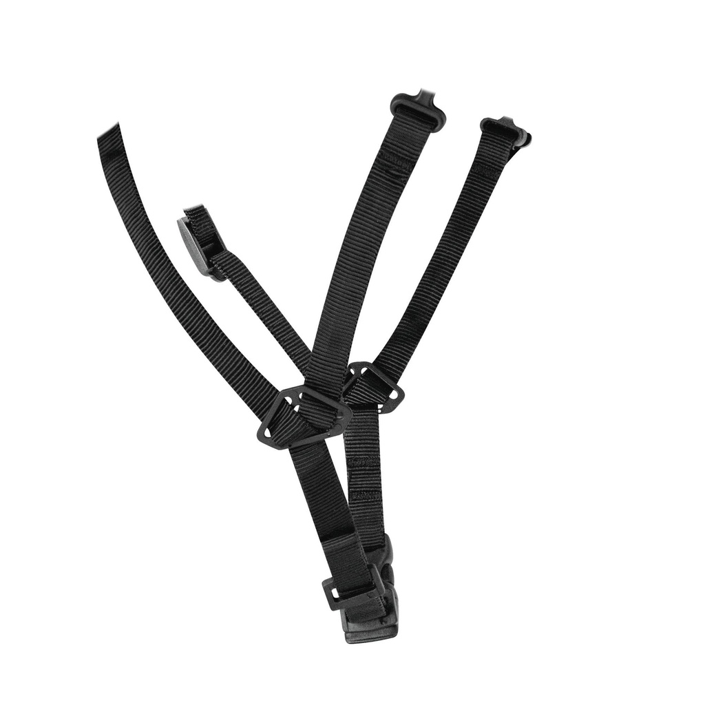 [JSAHV2-Black-One size] Jugulaire 4 points pour casques EVOLite® EVO® 2/3/5/Full Brim (JSAHV2)