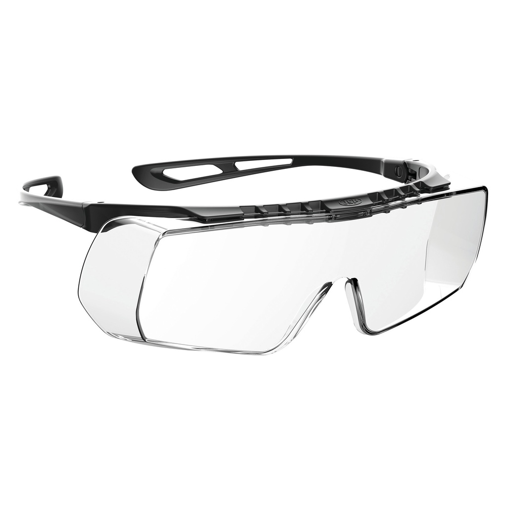 [JSASA94-Incolore-One size] Sur-lunette de sécurité Stealth™ Coverlite oculaire anti-rayures K (JSASA94)