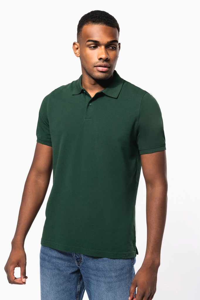 [K2025-Orange-S] Polo piqué Bio180 homme (K2025) (Orange, S)