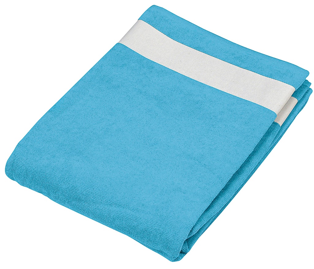 [K118-Orange / white-One size] Drap de plage (K118) (Orange / white)