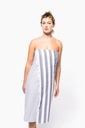 Fouta rayée avec franges (K132)