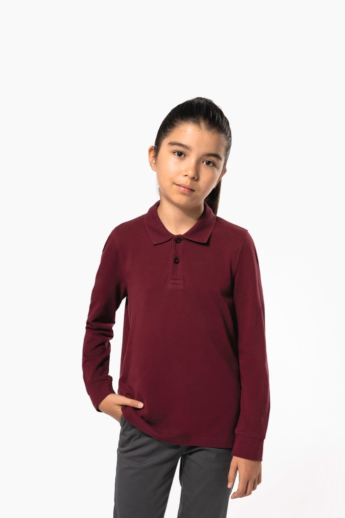 Polo manches longues enfant (K269)
