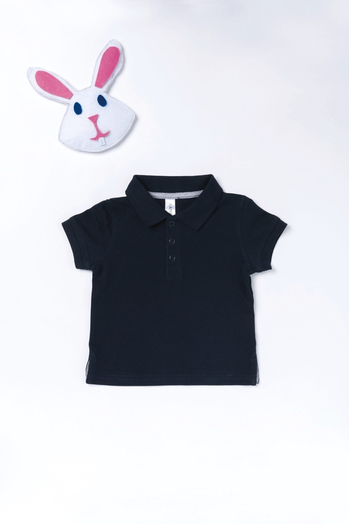 [K248-Fuchsia-3m] Polo manches courtes bébé (K248) (Fuchsia, 3m)