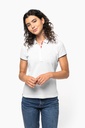 Polo maille piquée manches courtes femme (K252)