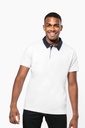 Polo jersey bicolore homme (K260)
