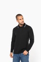 Polo maille piquée manches longues homme (K280)