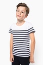T-shirt marin col rond Bio enfant (K3035)