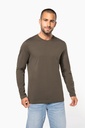 T-shirt col rond manches longues homme (K359)