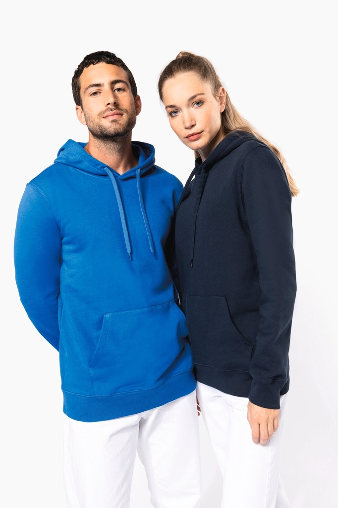 [K4037-Black-S] Sweat-shirt à capuche 80/20 unisexe (K4037) (Black, S)