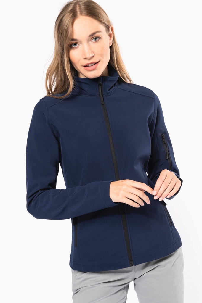 [K400-Black-S] Veste softshell femme (K400) (Black, S)