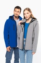 Veste Softshell 3 couches à capuche avec manches amovibles unisexe (K422)