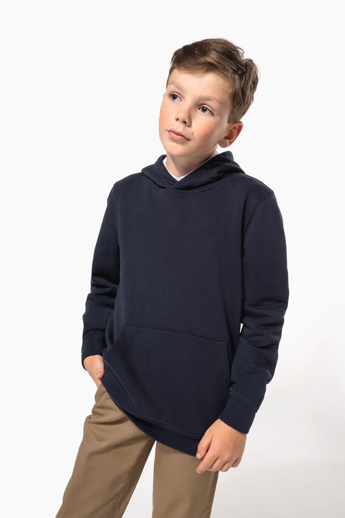 [K4039-Black-4/6 ans] Sweat-shirt à capuche enfant (K4039) (Black, 4/6 ans)