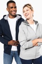Sweat-shirt zippé capuche unisexe (K444)
