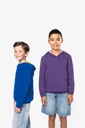Sweat-shirt capuche contrastée enfant (K453)