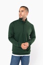 Sweat-shirt col zippé homme (K478)