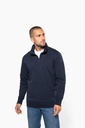 Sweat-shirt col zippé homme (K487)