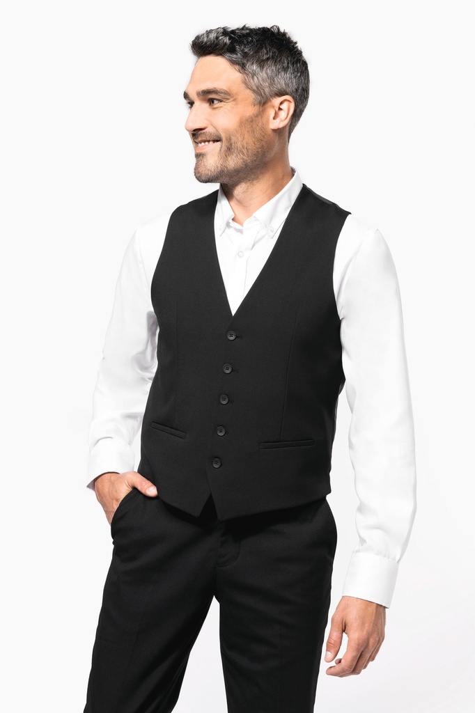 [K501-Black-46 fr] Gilet homme (K501) (46 fr)