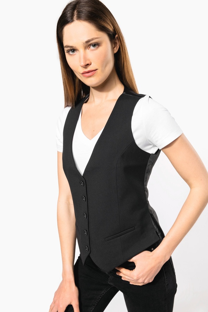 [K502-Black-34 fr] Gilet femme (K502) (34 fr)