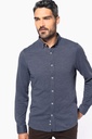 Chemise jacquard manches longues (K507)