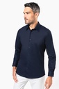 Chemise popeline manches longues homme (K513)