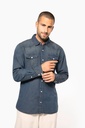 Chemise denim manches longues (K519)