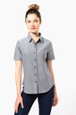 Chemise Oxford manches courtes femme (K536)
