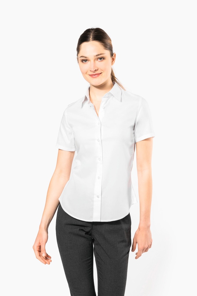 Chemise manches courtes sans repassage femme (K540)