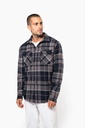 Surchemise à carreaux doublée sherpa homme (K579)