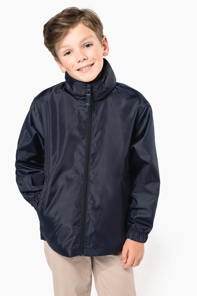 [K6102-Black-12/14 ans] Coupe-vent non doublé enfant (K6102) (Black, 12/14 ans)