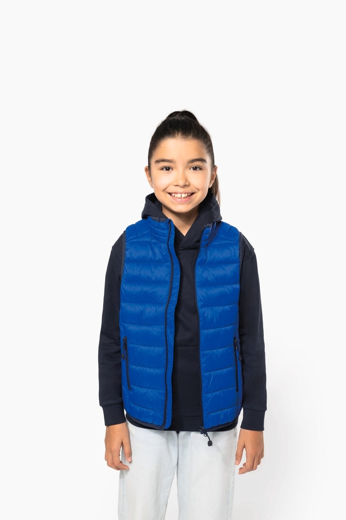[K6115-Black-12/14 ans] Doudoune légère sans manches enfant (K6115) (Black, 12/14 ans)
