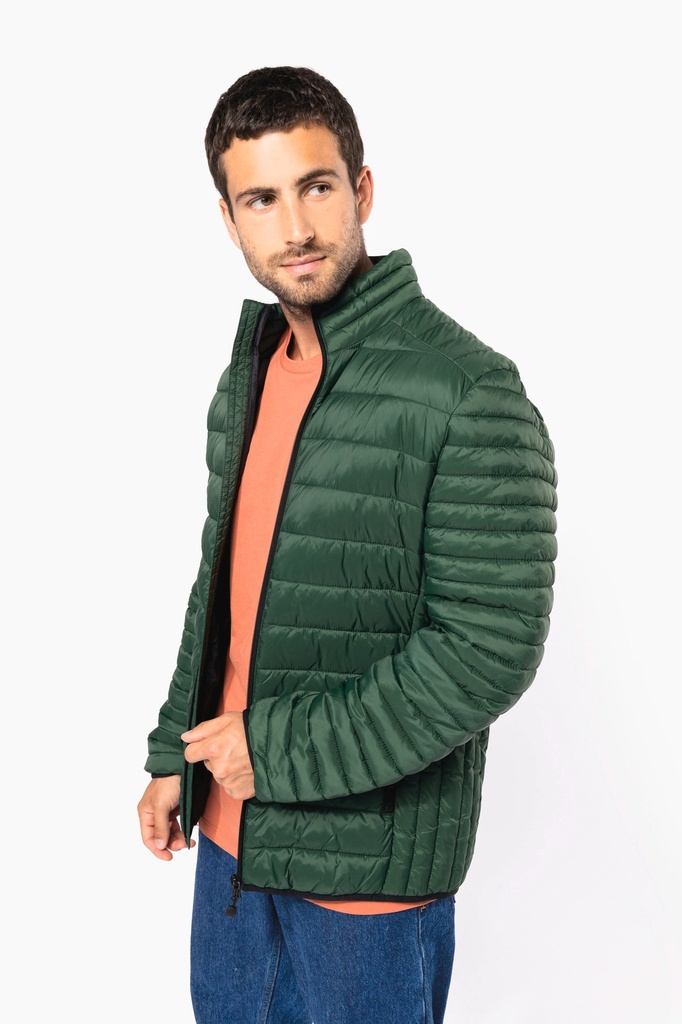 [K6120-Black-S] Doudoune légère homme (K6120) (Black, S)