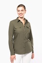 Chemise safari manches longues femme (K591)
