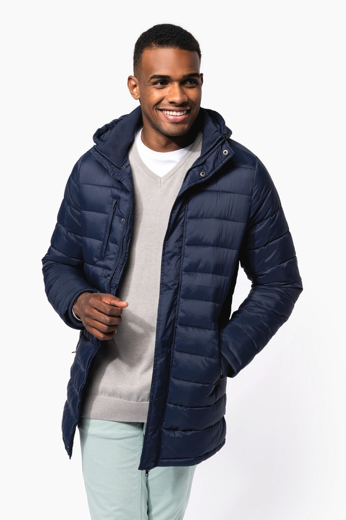 Parka doudoune légère à capuche homme (K6128)