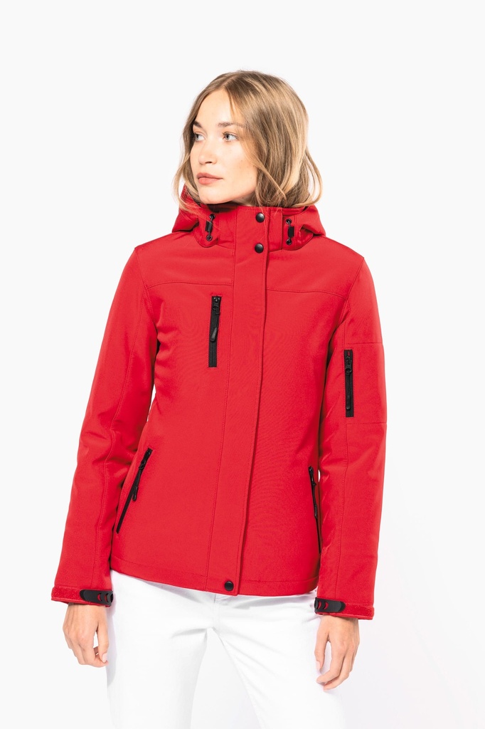 Parka softshell doublée capuche femme (K651)