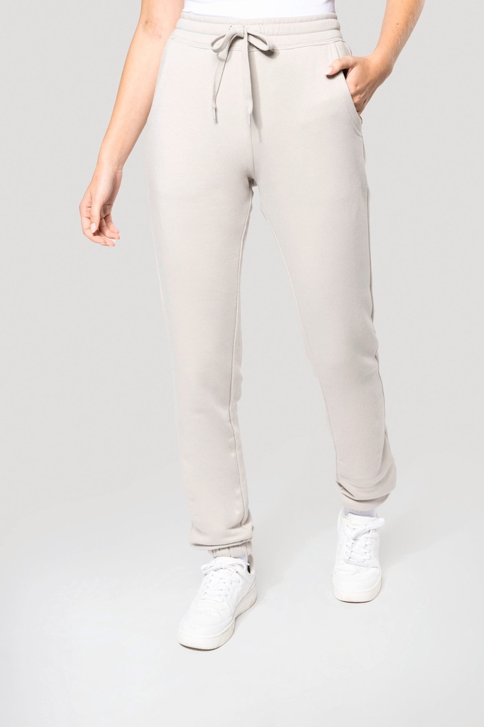[K7027-Black-S] Pantalon jogging écoresponsable femme (K7027) (Black, S)